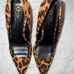 Leopard Print Women's Heels